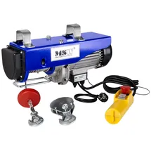 MSW Seilzug 1300 W 800 kg 12 m - Elektrische Seilwinden MSW
