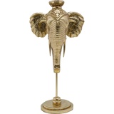 Kare Design Kerzenständer Elephant Head, Gold, 49cm