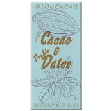 bioecacao Cacao & Double Dates Milchschokolade 90 g