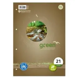 STAUFEN GREEN Ringbucheinlage A4 50BL lin. 040770021