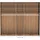 Wiemann Drehtürenschrank Cardiff 246,3 x 236 x 58 cm Braun/Weiß