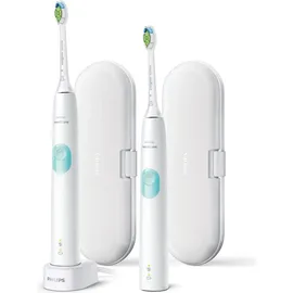 Philips Sonicare ProtectiveClean 4300 HX6807/35 Doppelpack + Reiseetui