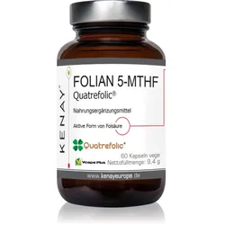 Kenay FOLIAN 5-MTHF Quatrefolic Kapseln zur Unterstützung der Blutbildung 60 KAP