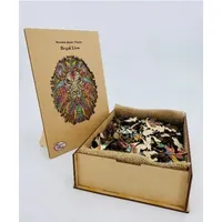 Craft Buddy PUZZWD-03 - Wooden Jigsaw Puzzle, Regal Lion, Löwe, Holzpuzzle, A3