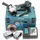Makita DGA511RTJ inkl. 2 x 5,0 Ah + Makpac Gr. 3