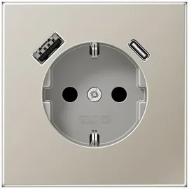 Jung Schuko-Steckdose Silber