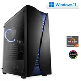 CSL M10850H AMD Ryzen 7 5700G, 16 GB 1000 GB SSD, AMD Radeon Graphics, PC Schwarz