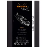 Rhodia Black Maya Pad A5 50 Blatt 120g Schwarz 1 St.