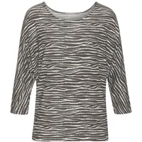 LASCANA 3/4-Arm-Shirt Damen taupe Gr.40/42