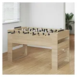 vidaXL Tischfußballtisch Sonoma-Eiche 146,5 x 74 x 85 cm Holzwerkstoff