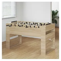 vidaXL Tischfußballtisch Sonoma-Eiche 146,5 x 74 x 85 cm Holzwerkstoff