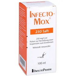 INFECTOMOX 250 Saft Pulver z.Herst.e.Susp.z.Einn. 100 ml