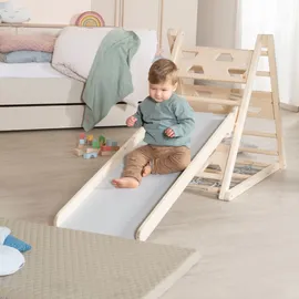 roba Kletterdreieck Rutschbrett Beige
