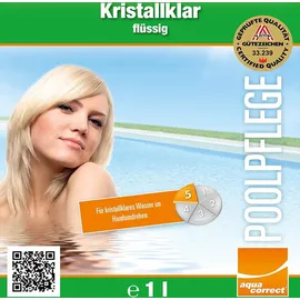Steinbach Poolpflege Kristallklar Algezid 1 l, Aktivsauerstoff Poolchemie