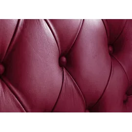Massivmoebel24 Ohrensessel Chesterfield Leder 88 x 105 x 81 cm Rot