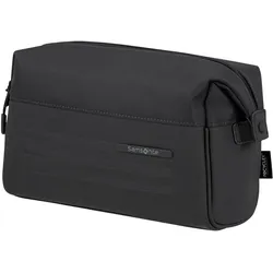 Kulturbeutel SAMSONITE "STACKD Toilet Kit, 15 cm", Gr. B/H/T: 26cm x 15cm x 11cm, schwarz, Polyester, Polyurethan, Taschen, Beauty-Bag Beautybox Schminketui Kosmetikbox