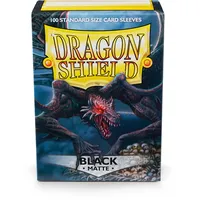 Arcane Tinmen Dragon Shield Matte Card Sleeves / Hüllen, Farbe: Schwarz matt 100 Stück)
