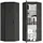 mokebo Eckschrank 64 x 180 x 34 cm Schwarz