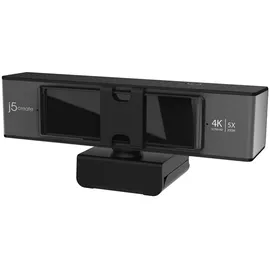 j5create USB 4K Ultra HD Webcam Schwarz