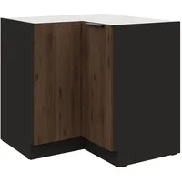 Küchen-Preisbombe Küchen Eckunterschrank 90x90 cm Küche MONZA Okapi Nußbaum