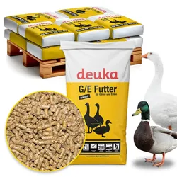 deuka G/E Futter 10x25kg, gekörnt - Alleinfuttermittel für Enten und Gänse ab der 3.-4. Lebenswoche