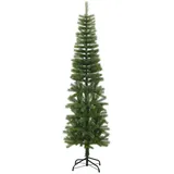 vidaXL Künstlicher Weihnachtsbaum mit Ständer Schlank 180 cm PE