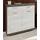 inn.furn Schuhschrank weiß Hochglanz, Rauchsilber grau 90 cm,
