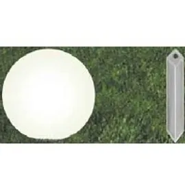 EVN Kugelleuchte Aluminium, Kunststoff Ø: 30cm inkl. Alu-Erdspieß, weiß