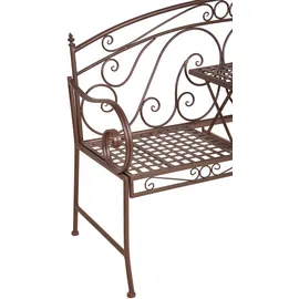 Garden Pleasure Saket 146 x 53 x 96 cm braun inkl. Klapptisch
