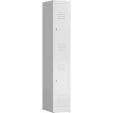 Classix Spind signalweiß X-520217, 2 Schließfächer 31,0 x 50,0 x 180,0 cm