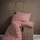 LAVEA Bettwäsche Set Jasmin Rosa 200 x 220 cm + 2 x 80 x 80 cm