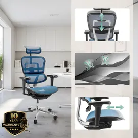 HJH Office Ergohuman Ultra Gen2 Netz Blau