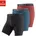 Buffalo Boxershorts für Herren Packung 3 St langer Form ideal auch für Sport und Trekking Buffalo S