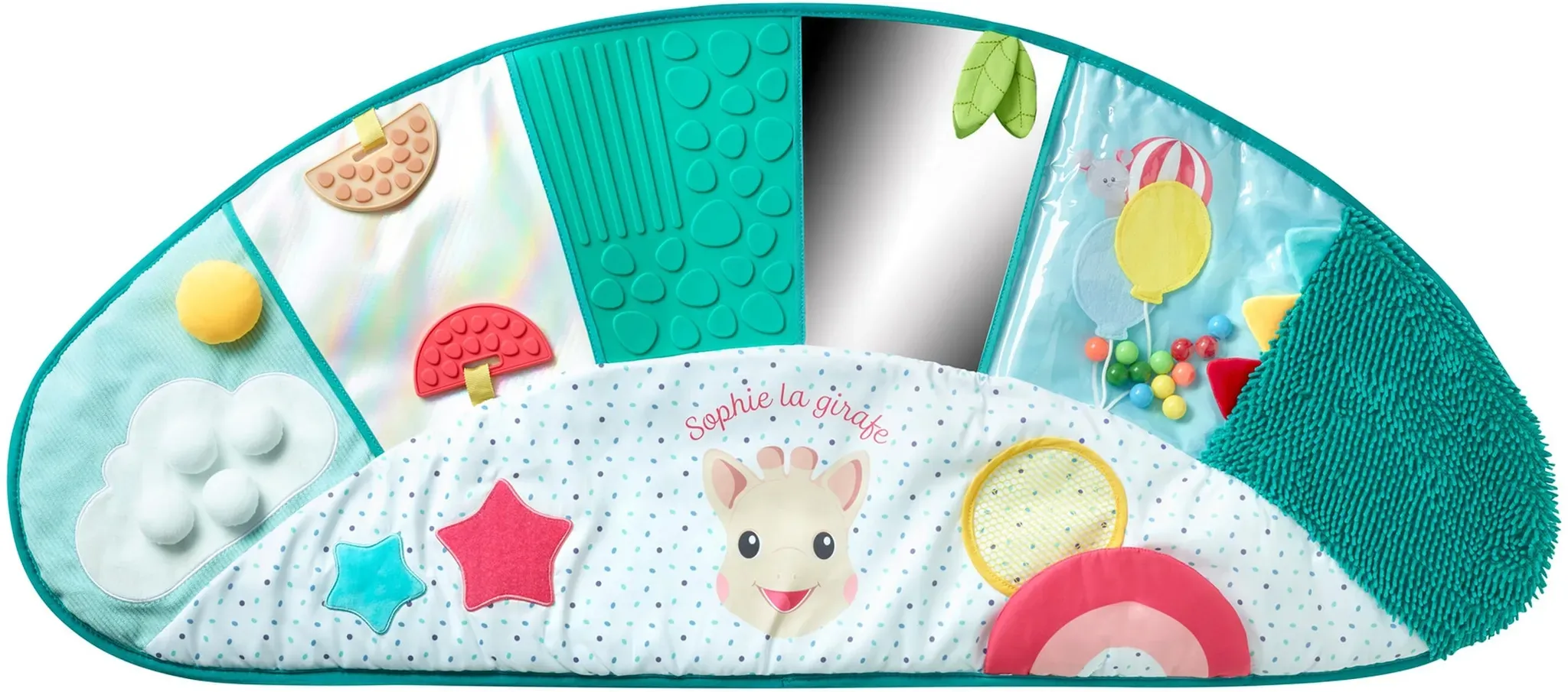 Sophie la girafe 5 Sinne Sensorische Spielmatte, mehrfarbig