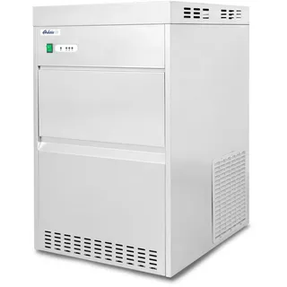 HENDI Flockeneisbereiter, Flockeneismaschine, Eisflockenbereiter, ~85kg/Tag, Eisspeicher für 20 kg Eis, Klimaklasse: N, Kühlmittel: R290, 230V, 430W, 548x612x(H)867mm, Edelstahl