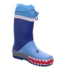 Playshoes Hai Gummistiefel Blau 29