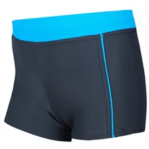 Aquarti Jungen Badehose Schwimmhose Seitliche Paspel Kinder Badeshorts, Farbe: 024 Graphit/Blau, Größe: 146 - 146