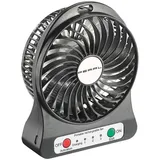 Pearl 2in1 Akku-Tisch-Ventilator + LED-Leuchte