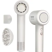 Vevor Negativen Ionen Haartrockner 102.000 U/min 200 Millionen negativer Ionen, 3 Heizstufen 2 Geschwindigkeiten, mit Diffusor, Düse