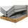 Home Affaire Boxspringbett HOME AFFAIRE "Evelina, Doppelbett, Polsterbett, Komfortbett, 160 & 180 cm", blaugrau, B:164cm L:210cm, 94% PES, 6% Nylon, Komplettbetten, Boxspringbett, inkl. 6 cm Topper, zwei Bettkästen, Taschen-Federkernmatratze in H3