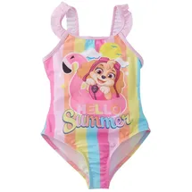 Paw Patrol Badeanzug mit Rüschen Skye Hello Summer in Mehrfarbig | Gr.: 122/128
