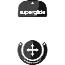 pulsar gaming gears Superglide: Schnellste und geschmeidigste Mausfüße/Skates aus ultrastarkem, makellosem Glas, superschnelle, Glatte und langlebige Sohle für Logitech G Pro X Superlight, Schwarz