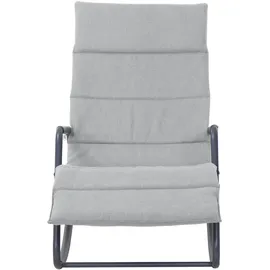 Siena Garden Aliano Schaukelliege 143 x 57 x 84 cm Anthrazit matt/Hellgrau