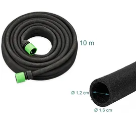 Relaxdays Tropfschlauch 10 m schwarz