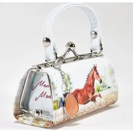 WINFRIED KÖGLER GMBH Kögler Mario Moreno Geldbörse laufendes Fohlen Münzbörse Mini Bag Glitzerstein