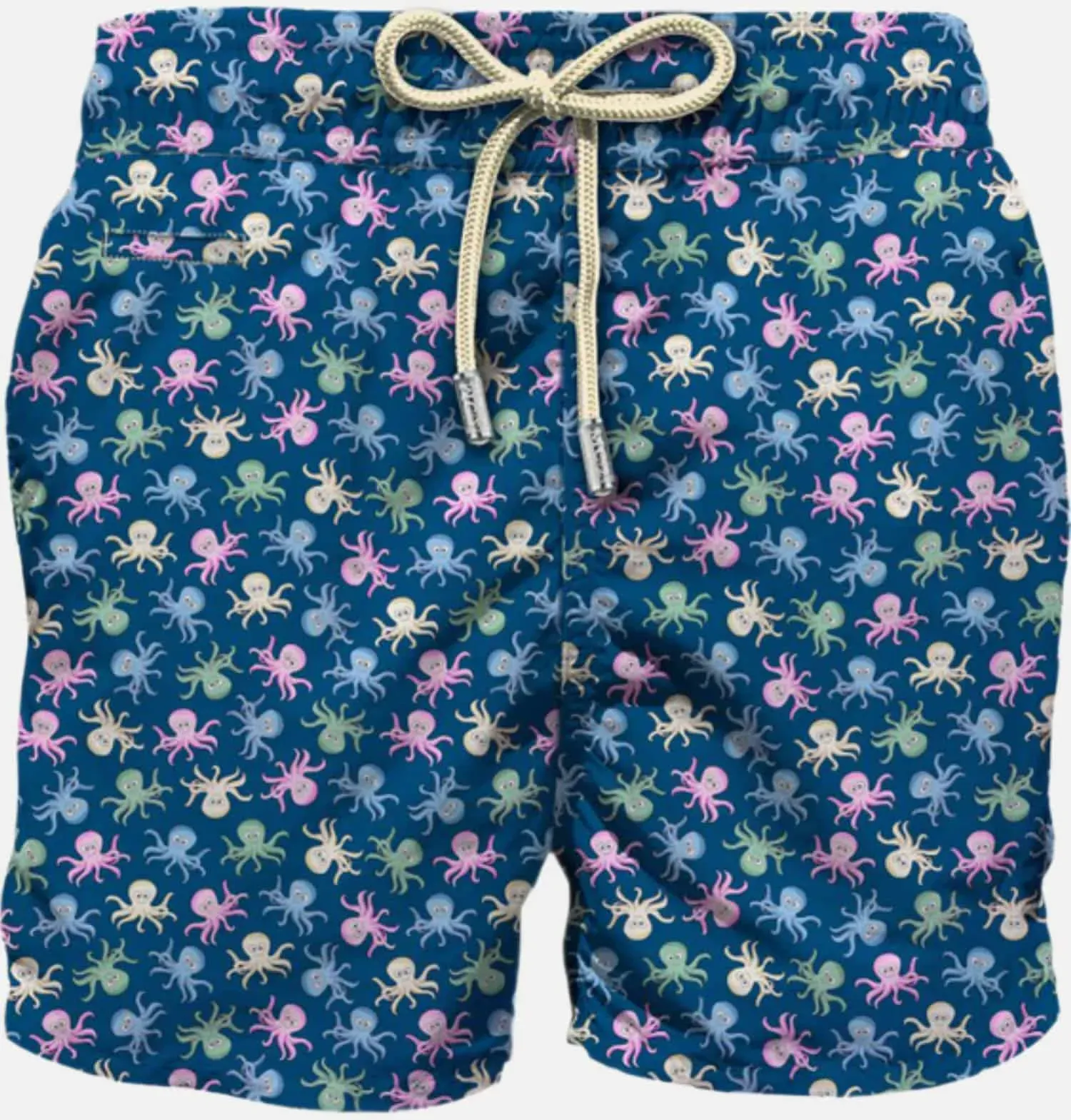 Badeshorts mit Oktopus Print Blau XL