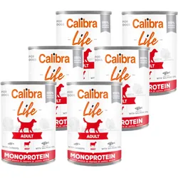 CALIBRA Dog Life Adult Beef with Carrots 6x400g