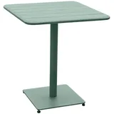 Hesperide Phuket Gartentisch 2 Sitze 80 x 80 x 75 cm Olivengrün