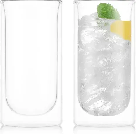 BODUM SKÅL Doppelwandige Gläser - 2 Stück 280ml - Gin & Tonic Becher