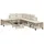 vidaXL Garten-Lounge-Set 3-tlg. beige